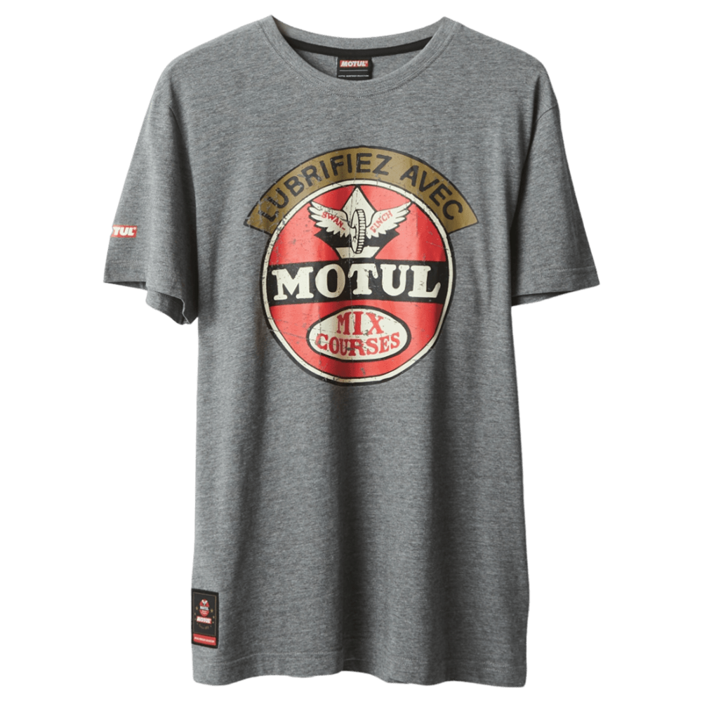 Motul - T-shirt grijs gemaleerd