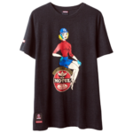 Motul - Pin-up T-shirt donkergrijs gemaleerd