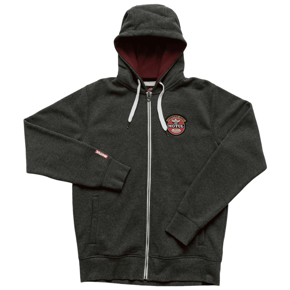 Motul - Sweatshirt donkergrijs gemaleerd (Hoody)