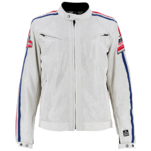 Helstons x MOTUL Jacket Pace Air Cordura (Silber)