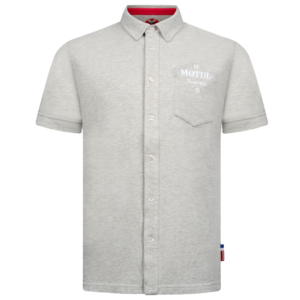 MOTUL Vintage Poloshirt melkgrau