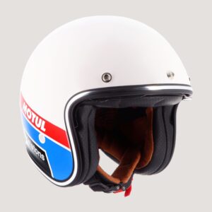 Helstons x Motul Racing Oil Helm (Weiß)