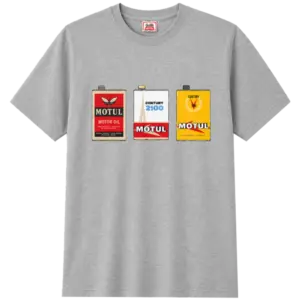 MOTUL MOTUL VINTAGE CAN T-SHIRT GREY